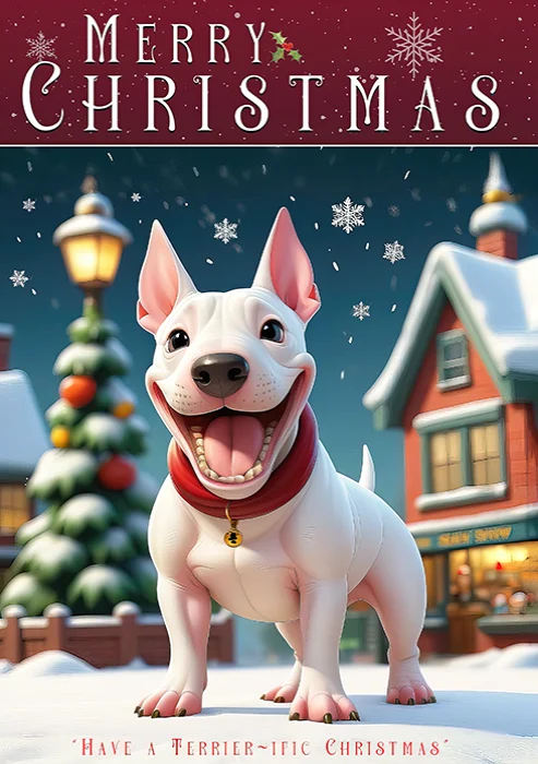 Christmas_Bull Terrier